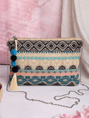 Tribal Cotton Jacquard Sling Bag