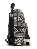 Chevron Cotton Canvas Backpack