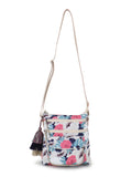 Modish Digital Printed Canvas & PU Sling Bag