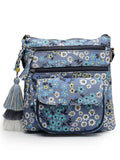 Modish Digital Printed Canvas & PU Sling Bag