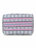 Tribal Cotton Canvas Jaquard Geometric Jacquard Handheld Bag