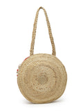 Sisal Mandala Embellished Jute Tote Bag