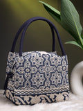 Tribal Abstract Cotton Jacquard Handheld Bag