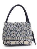 Tribal Abstract Cotton Jacquard Handheld Bag