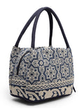 Tribal Abstract Cotton Jacquard Handheld Bag