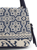 Tribal Abstract Cotton Jacquard Handheld Bag