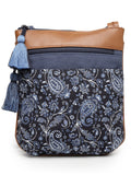 Paisely Printed Polycotton Sling Bag