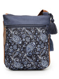 Paisely Printed Polycotton Sling Bag