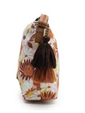 Lush Floral Printed Polycotton Sling Bag