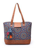 Tribal Mandala Printed Polycotton Tote Bag