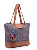 Tribal Mandala Printed Polycotton Tote Bag