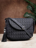 Uno Chevron Quilted Polyester Sling Bag