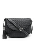 Uno Chevron Quilted Polyester Sling Bag