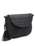 Uno Chevron Quilted Polyester Sling Bag