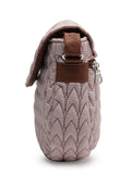 Uno Chevron Quilted Polyester Sling Bag