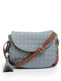 Uno Chevron Quilted Polyester Sling Bag