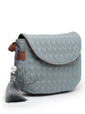 Uno Chevron Quilted Polyester Sling Bag