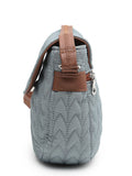 Uno Chevron Quilted Polyester Sling Bag