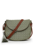 Uno Chevron Quilted Polyester Sling Bag