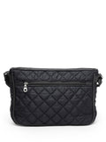 Uno Geometric Quilted Polyester Sling Bag