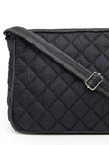 Uno Geometric Quilted Polyester Sling Bag