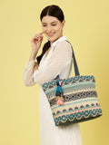 Geomat Ethnic Cotton Jacquard Tote Bag