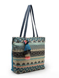 Geomat Ethnic Cotton Jacquard Tote Bag