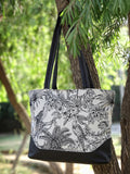 Animal Toile Cotton Jacquard Shoulder Bag