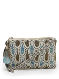 Kooky Embellished Handloom Cotton Sling Bag