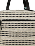 Boho Striped Cotton Jacquard Tote Bag