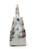 Jungle Toile Cotton Jacquard Handheld Bag