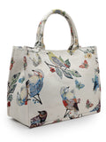 Jungle Toile Cotton Jacquard Handheld Bag