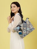 Geomat Ethnic Printed Polycotton Shoulder Bag