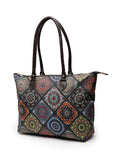 Mandala Printed Cotton Canvas Tote Bag