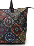 Mandala Printed Cotton Canvas Tote Bag