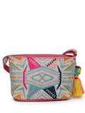 Boho Ethnic Jacquard Cotton Sling Bag