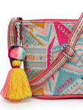 Boho Ethnic Jacquard Cotton Sling Bag