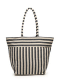 Boho Woven Striped Cotton Jacquard Tote Bag