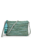 Boho Chevron Self Design Cotton Acrylic Sling Bag