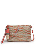 Boho Chevron Self Design Cotton Acrylic Sling Bag