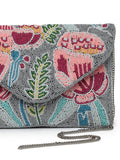 Kooky Quirky Bead Work Cotton Canvas Sling Bag