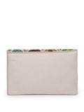 Kooky Fret Embellished Cotton Canvas Sling Bag