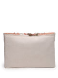 Lush Floral Embellished Cotton Canvas Sling Bag