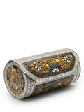 Mosaic Mosaic Embellished Metal Clutch