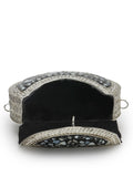 Mosaic Mosaic Embellished Metal Clutch