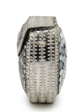 Mosaic Mosaic Embellished Metal Clutch