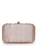 Adorn Embellished Satin Clutch