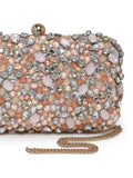 Adorn Embellished Satin Clutch