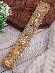 Crique Embellished Satin Handmade Belt