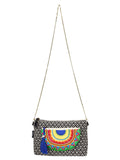 Trendy Cotton Jacquard Sling Bag